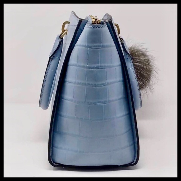 NEW! Michael Kors Large Ellis Leather Satchel - Picture 5 of 8